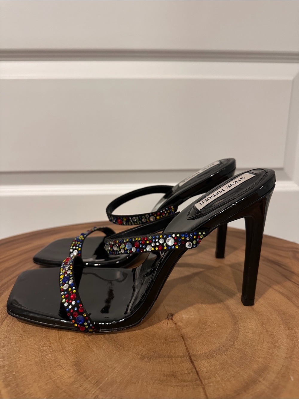 Steve Madden Milani Heeled Sandals - Black Multicolor